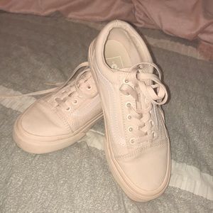 VANS monochrome light pink old skool